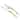Heim Concept Gilt Leaf Cake Servers Set  (Gold Finish Leaf/Hammered Steel)