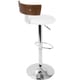 preview thumbnail 12 of 15, LumiSource Weller Contemporary Adjustable Bar Stool