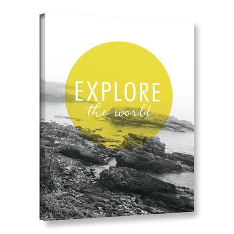 Laura Marshall's 'Explore The World' Gallery Wrapped Canvas
