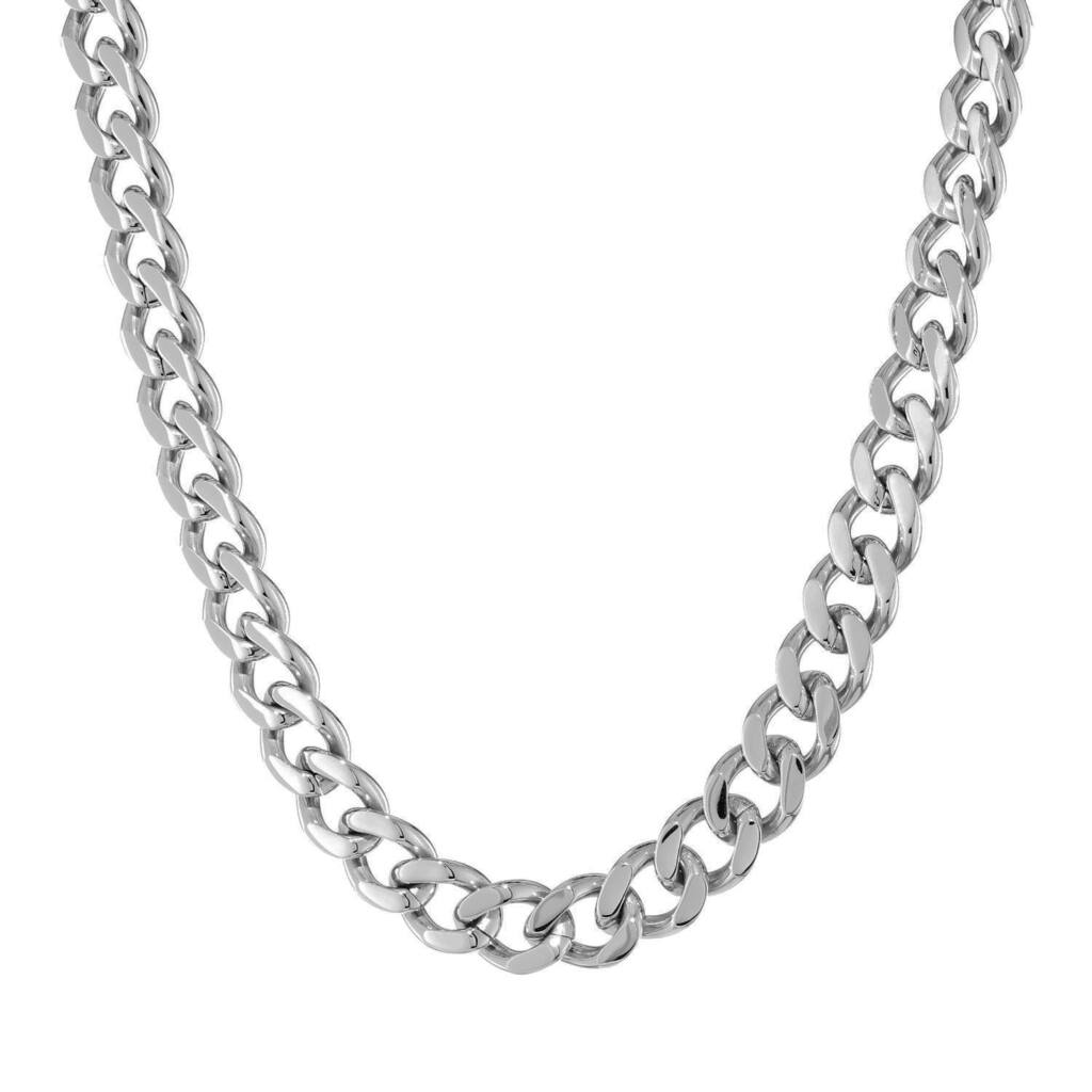 Men's Stainless Steel Curb Chain Necklace