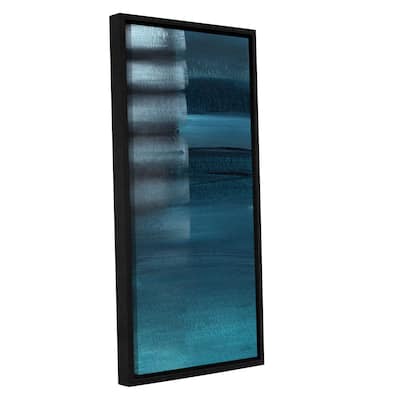 Linda Woods's 'Shallow' Gallery Wrapped Floater-framed Canvas
