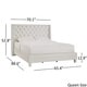 preview thumbnail 13 of 17, Aurora Faux Leather Crystal Tufted Nailhead Wingback Bed by iNSPIRE Q Bold