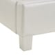 preview thumbnail 17 of 17, Aurora Faux Leather Crystal Tufted Nailhead Wingback Bed by iNSPIRE Q Bold