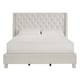 preview thumbnail 6 of 17, Aurora Faux Leather Crystal Tufted Nailhead Wingback Bed by iNSPIRE Q Bold