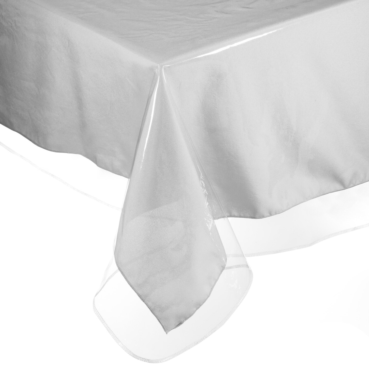 Shop Easy Care Super Clear Vinyl Tablecloth Protector On Sale Overstock 13401468