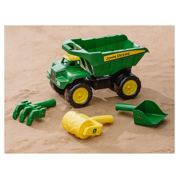 john deere big scoop dump truck & excavator set