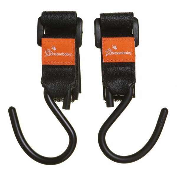 2pk Dreambaby L2252 Stroller buddy Ezy-Fit Stroller Hooks