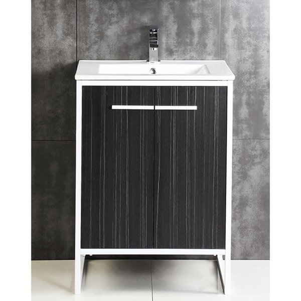 Vdara 30-inch Dawn Gray Bathroom vanity Cabinet Set