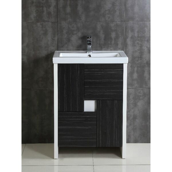 Fine Fixtures Midland 24-inch Vanity Cabinet Set With Vitreous China Sink