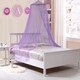 preview thumbnail 1 of 1, Kids Collapisble Wire Hoop Bed Canopy Purple
