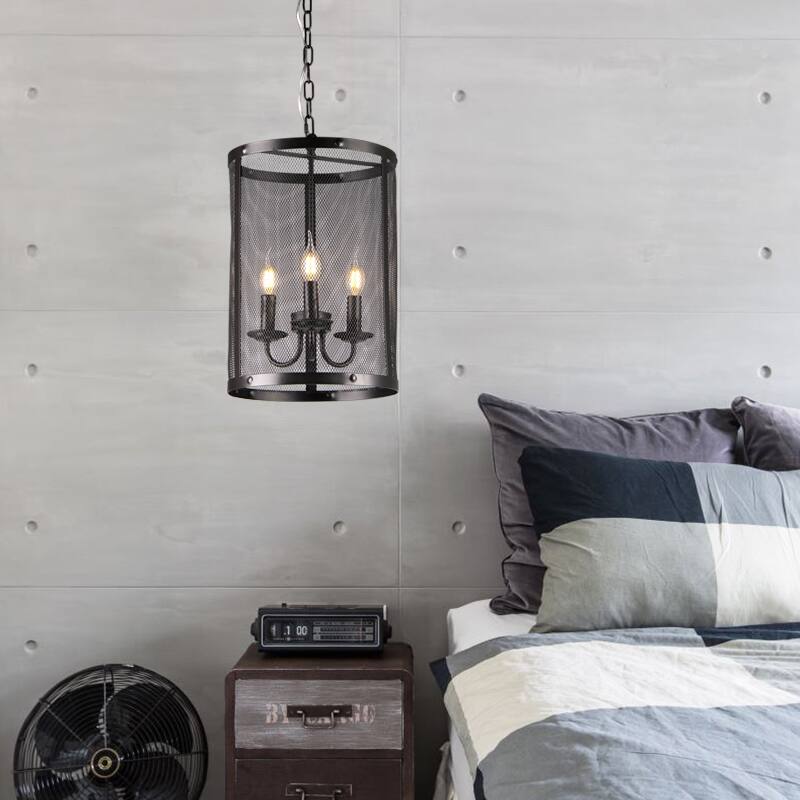 Erasmo Mesh Cage 12-inch Round Pendant Light