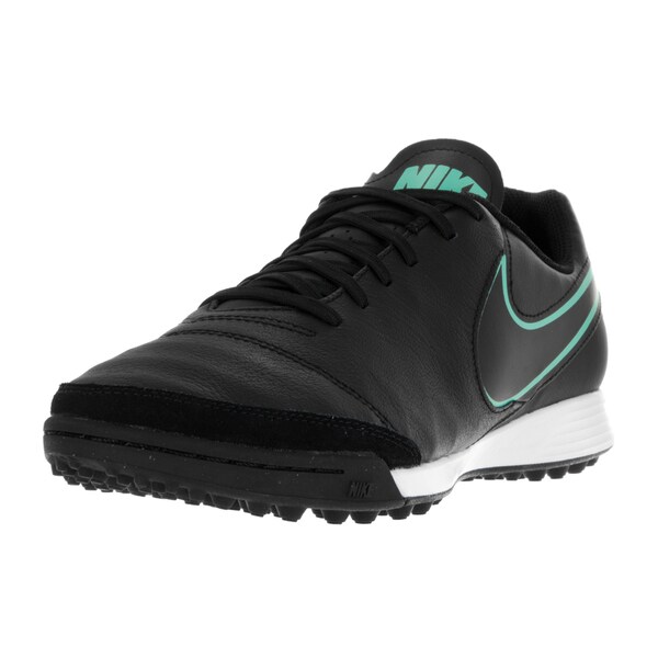 leather turf soccer shoes