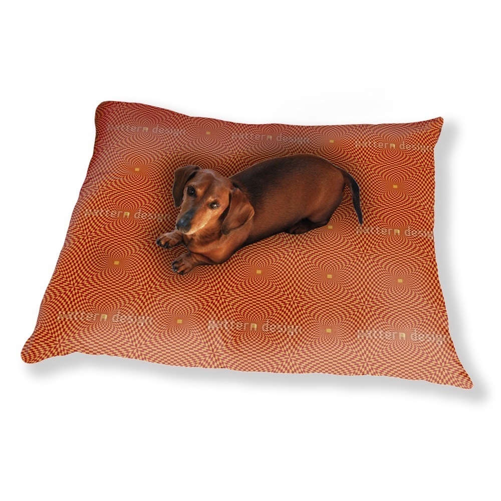 square dog pillow