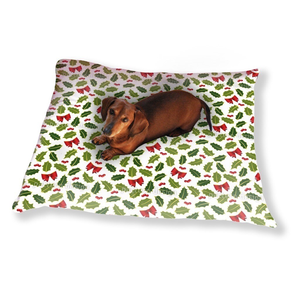 christmas dog bed