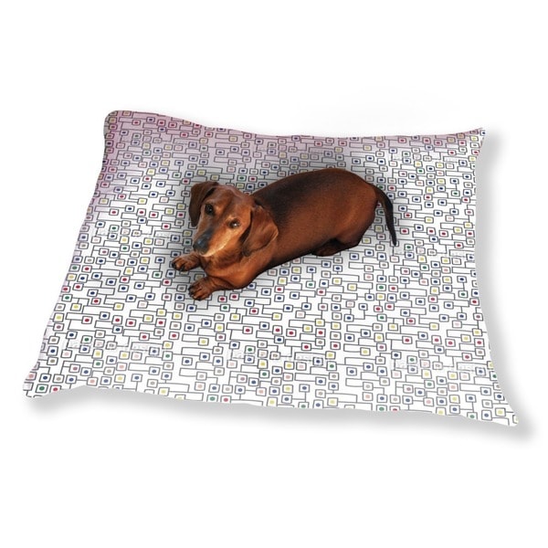 square dog pillow