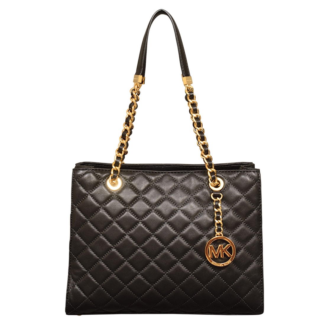 michael kors quilted tote bag