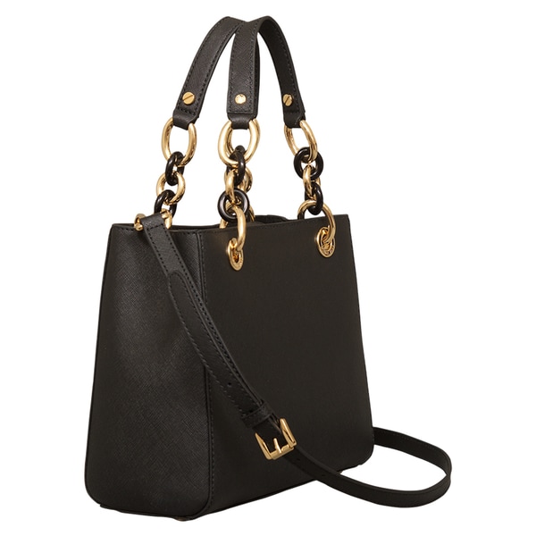 mk satchel handbags black
