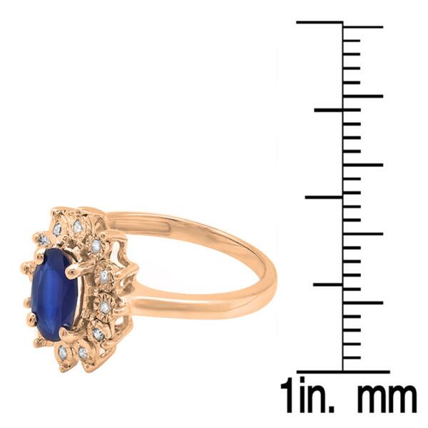 Kate Middleton Diana Replica 14k Gold 1ct Round Diamond With Oval Blue Sapphire Royal Engagement Ring I J I2 I3 Overstock Kate Middleton Diana Replica 14k Gold 1ct Round Diamond With Oval Blue Sapphire Royal Engagement Ring I J I2 I3 Overstock