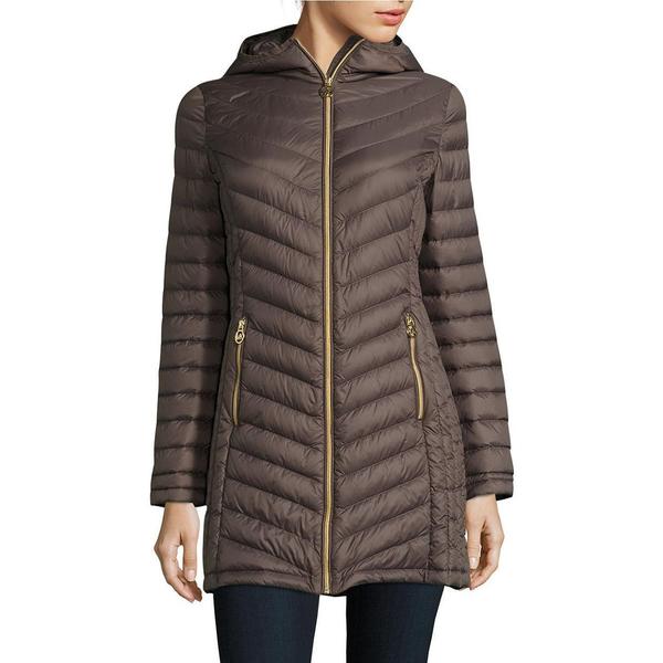 michael kors long padded jacket