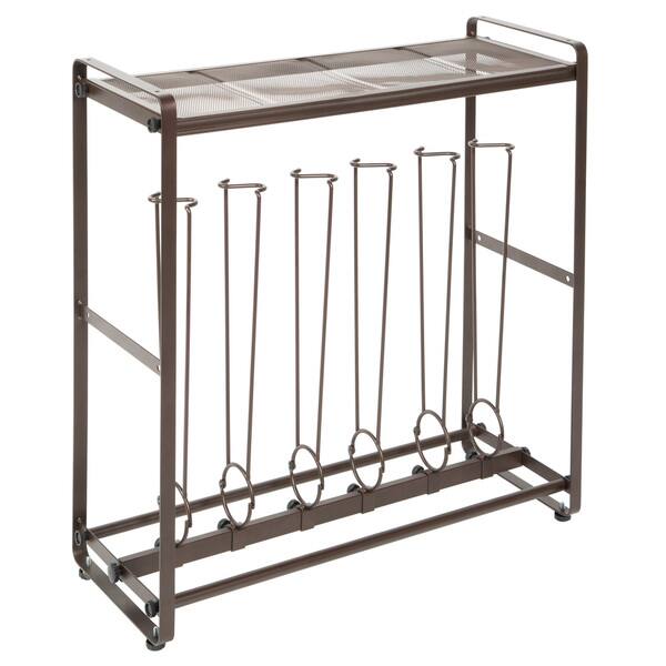 Shop Black Friday Deals On Richards Homewares Bronze Tilt Out Tall Boot Organizer Overstock 13430868