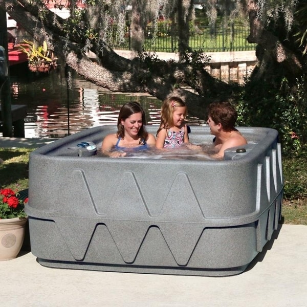AquaRest Select 400 4-Person Spa with 20 SS Jets and LED Waterfall