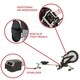 Sunny Health & Fitness SF-RW5623 Air Rowing Machine Rower - Black - Thumbnail 3