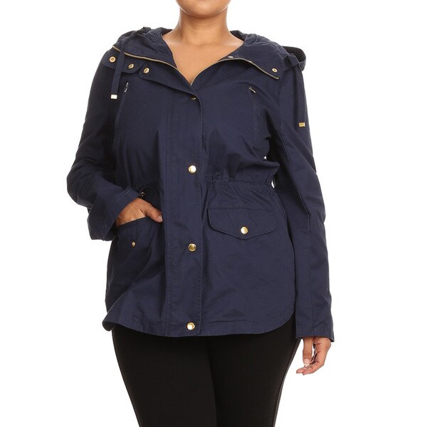 utility jacket women's plus size