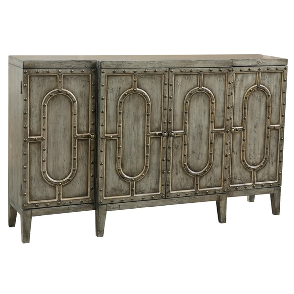 Hand Painted Distressed Sage Green Finish Bar And Wine Cabinet Hand Painted Distressed Sage Green Finish Bar And Wine Cabinet