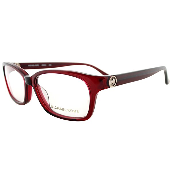 michael kors eyeglasses red