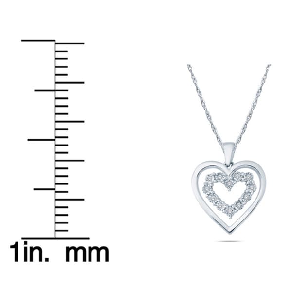 Sterling Silver Diamond Accent Pendant Diamond Necklaces Jewelry