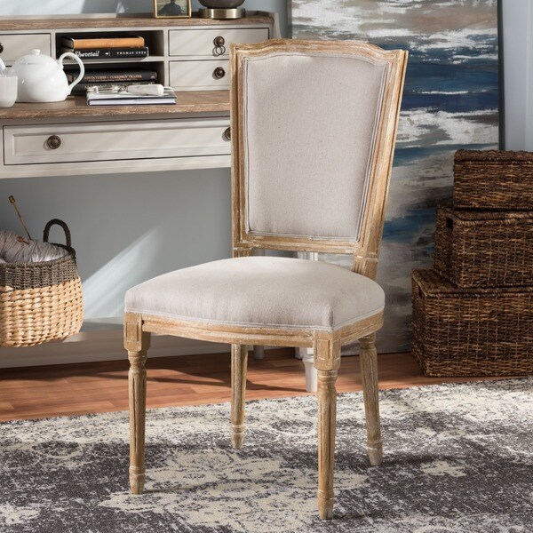 Oak finish top dining chairs