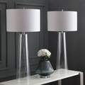 Safavieh Lighting 38-inch Myrtle Clear/ Off-White Table Lamp (Set of 2)