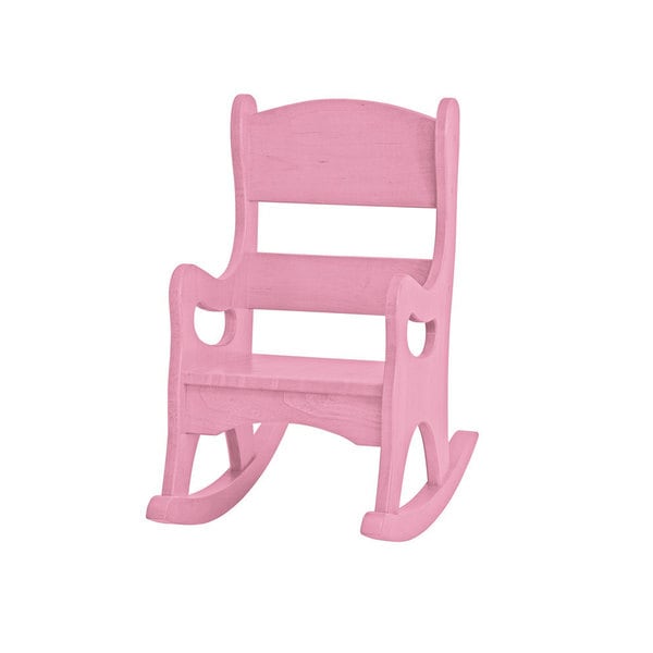 pink childrens rocking chair