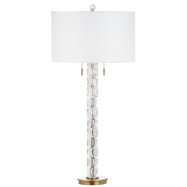 Safavieh Lighting 37-inch Rayna Crystal/ Gold Table Lamp