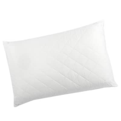 Sleep Basics Quilted Bed Pillow - White