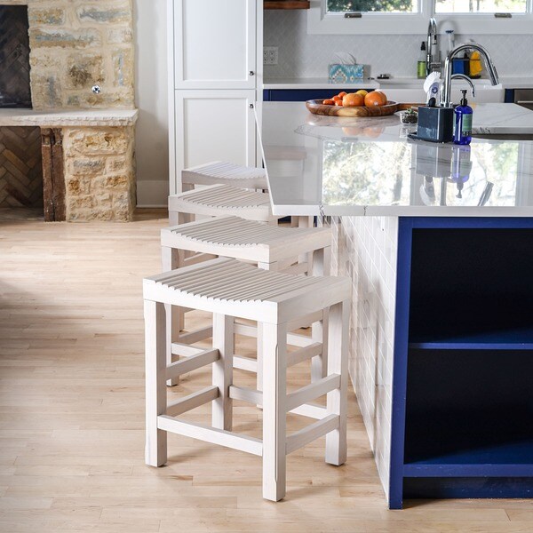 The Gray Barn Sennybridge Cream Kitchen Counter Barstool. Opens flyout.