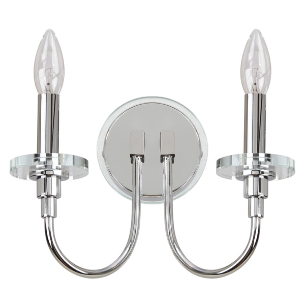 chrome candle sconces