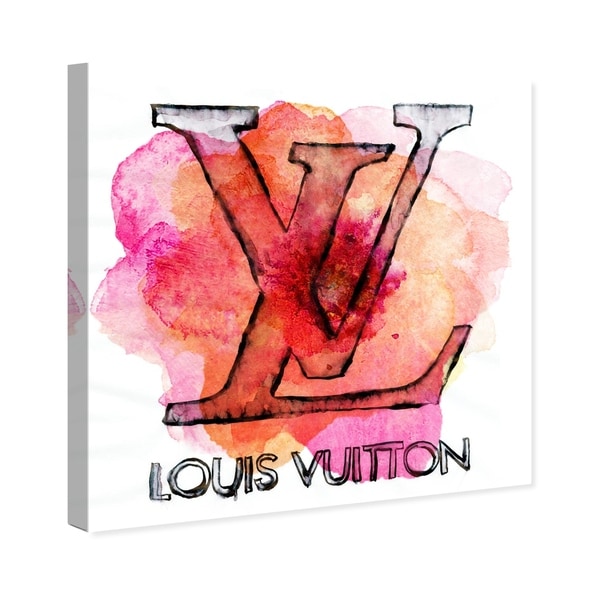 Louis Vuitton Lips Drip Fashion Wall Art Print