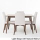 preview thumbnail 13 of 19, Kiana Mid-century Modern 5-piece Dining Set by Christopher Knight Home Beige
