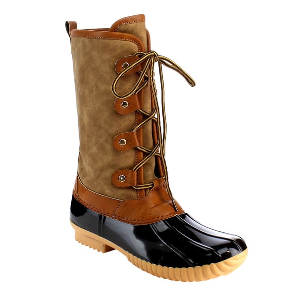 zip up duck boots