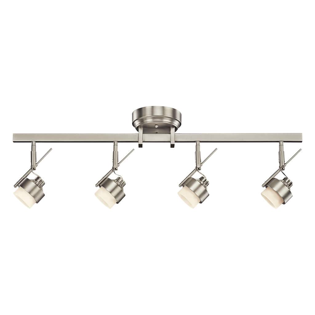 Kichler Lighting Contemporary 4-light Brushed Nickel LED Rail Light