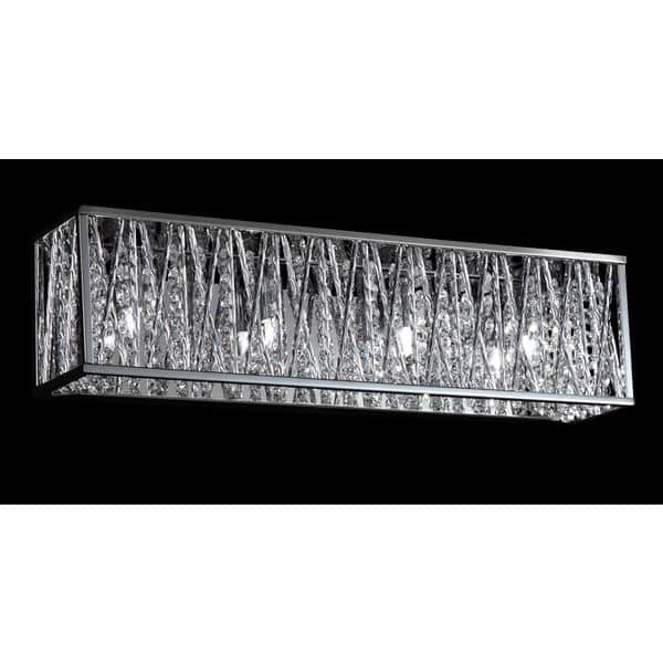 Avery Home Lighting 4 Light Vanity Silver Finish