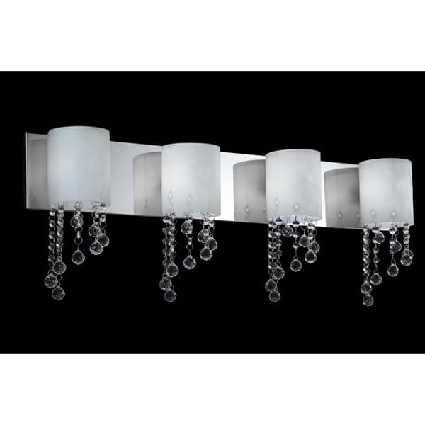 Avery Home Lighting 4 Light Vanity Silver Finish