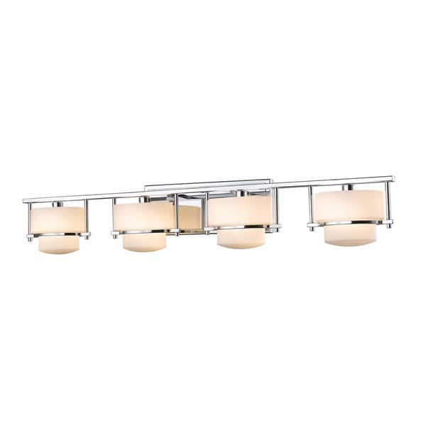 Avery Home Lighting 4 Light Vanity Silver Finish