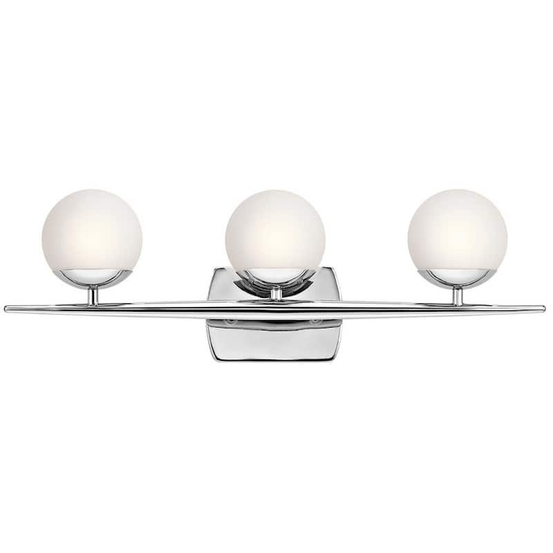 Kichler Lighting Jasper Collection 3-light Chrome Halogen Bath/Vanity Light