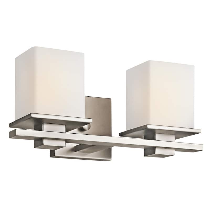 Kichler Lighting Tully Collection 2-light Antique Pewter Bath/Vanity Light