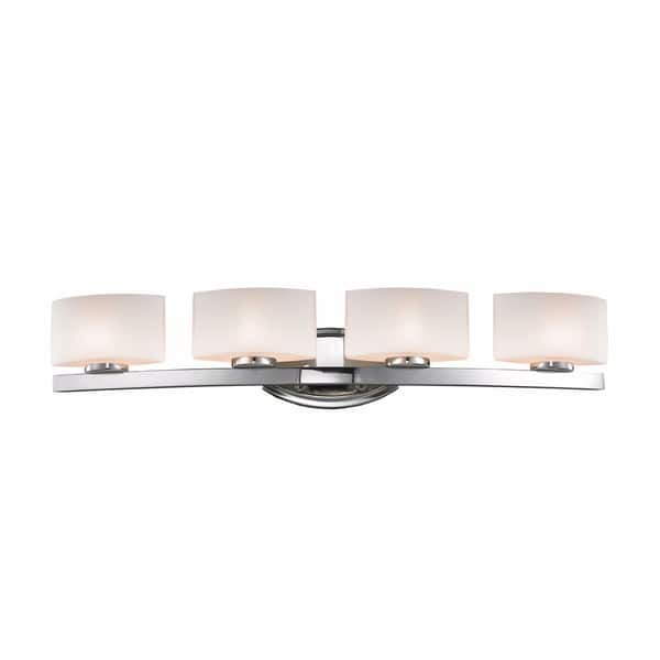 Avery Home Lighting 4 Light Vanity Silver Finish