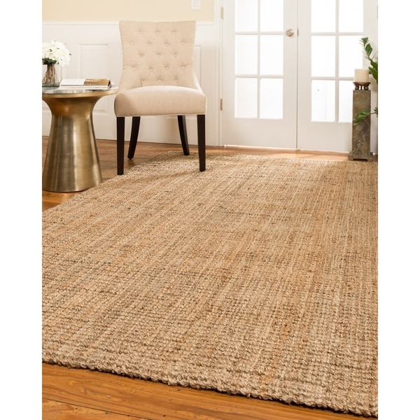 Shop Natural Area Rugs 100% Natural Fiber Handmade Chunky ...