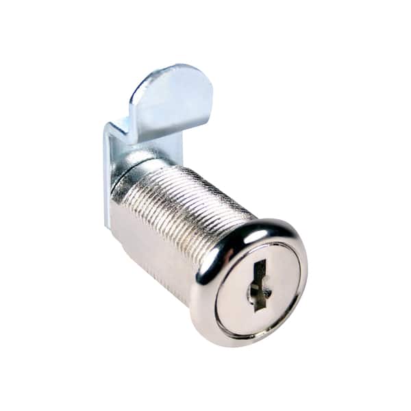 Compx National Silver-tone Metal Cam Lock with 1-3/16-inch Cylinder, # ...