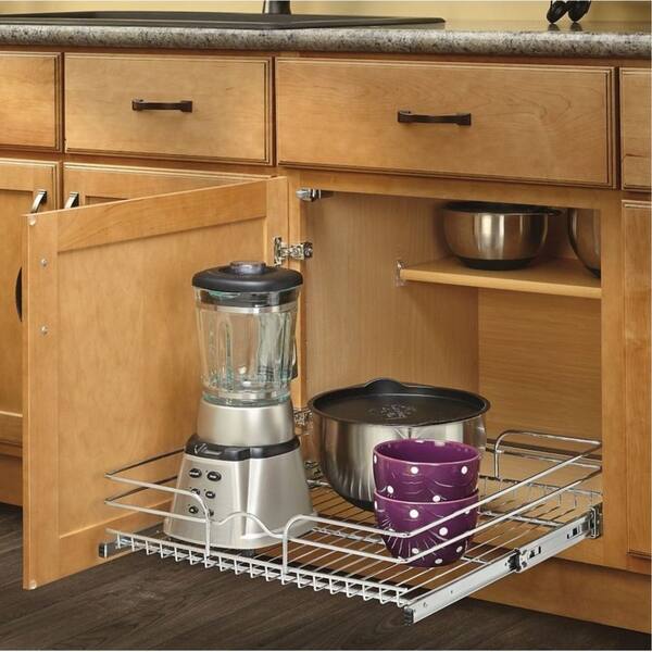 Chrome Wire Pullout Shelves